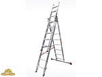 Лестница алюм. 3-х секц. 211/484/224 см 3х8 ступ. 14,3кг NV3230 Новая Высота (макс. нагрузка 150кг))