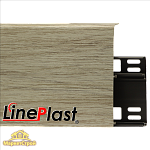 Плинтус LinePlast 100 мм Павловния LB014