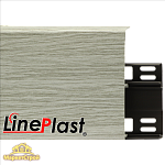 Плинтус LinePlast 100 мм Ясень Хесрет LB004