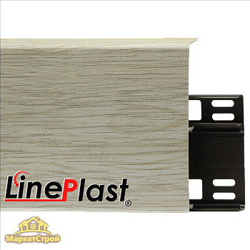 Плинтус LinePlast 100 мм Тик Норд LB019